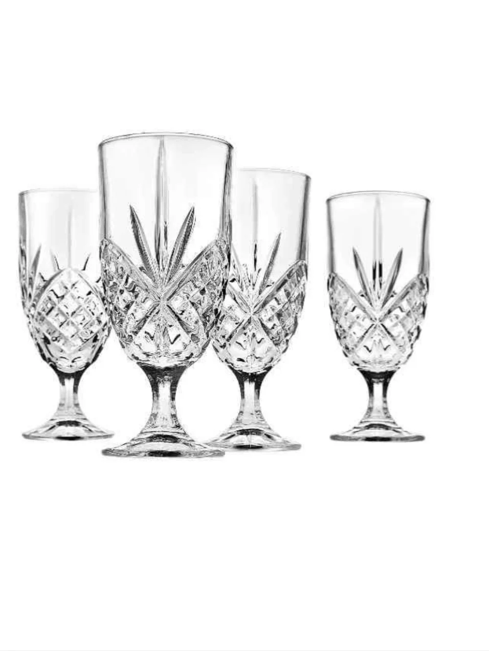 Shannon Crystal Set Of 12 Milano Iced Beverage Glasses 12 Oz New In Box